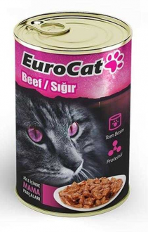 Eurocat Biftekli Yetişkin 415 gr Kedi Maması kullananlar yorumlar
